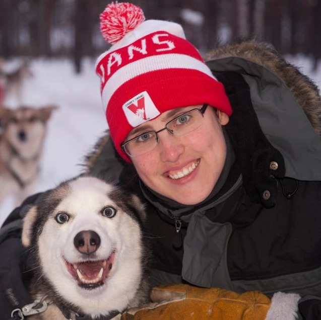 Kristin with Liza Minnelli the husky