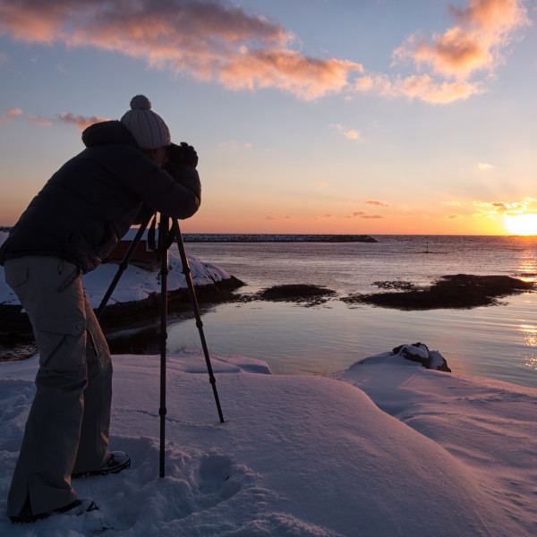 Kristin in the Lofoten Islands
